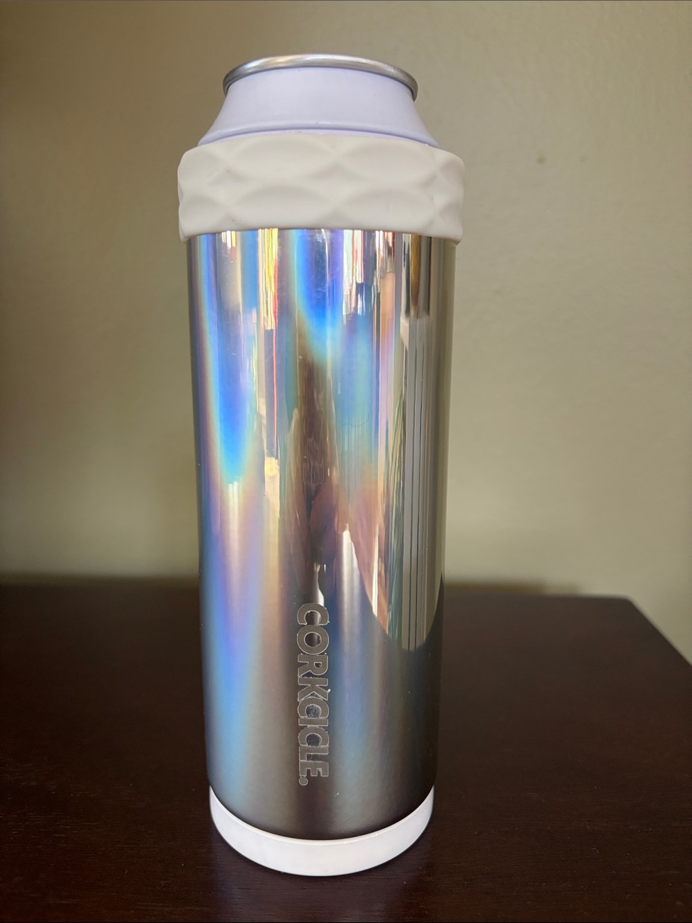 NWOT Corksicle Slim Arctican Prismatic Iridescent colorway complete